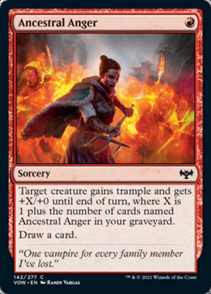 Ancestral Anger [Innistrad: Crimson Vow] | Game Haven TX