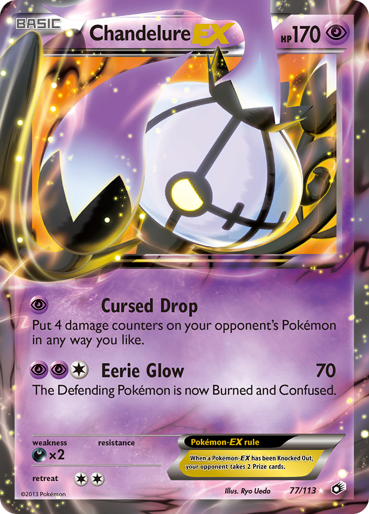 Chandelure EX (77/113) [Black & White: Legendary Treasures] | Game Haven TX