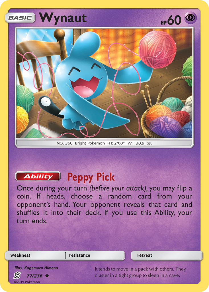 Wynaut (77/236) [Sun & Moon: Unified Minds] | Game Haven TX