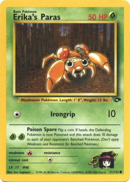 Erika's Paras (71/132) [Gym Challenge Unlimited] | Game Haven TX