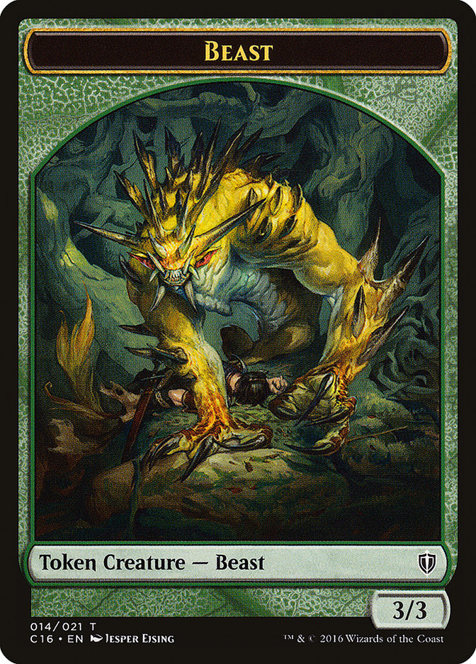 Beast [Commander 2016 Tokens] | Game Haven TX