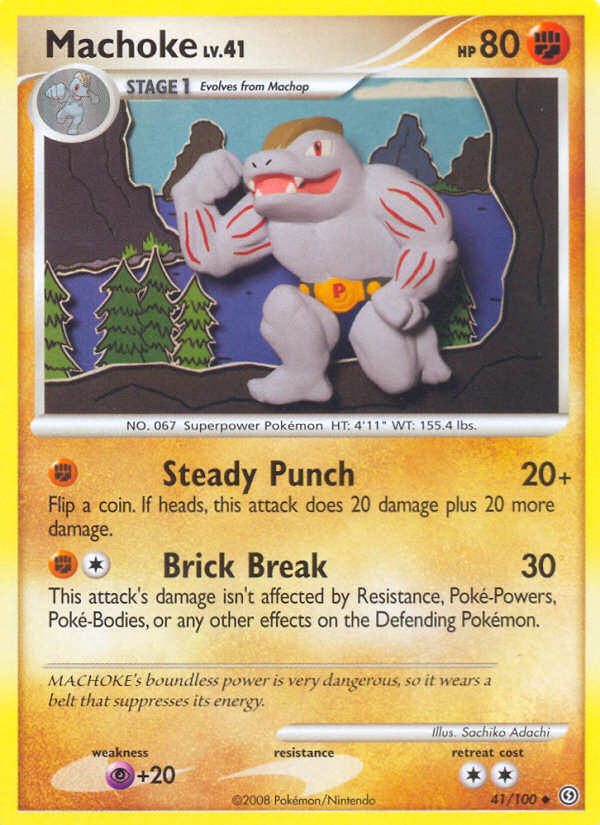 Machoke (41/100) [Diamond & Pearl: Stormfront] | Game Haven TX