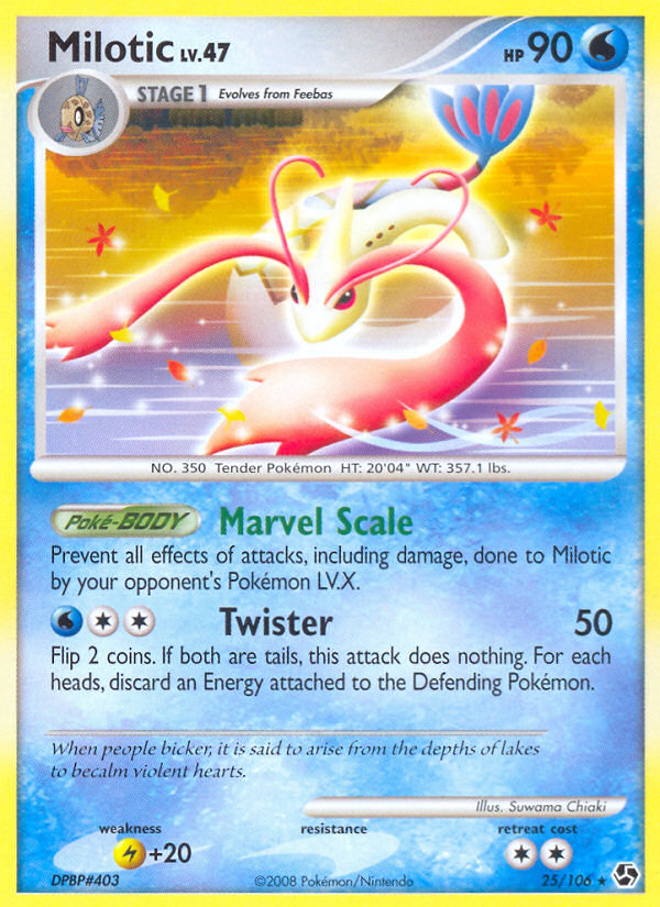 Milotic (25/106) [Diamond & Pearl: Great Encounters] | Game Haven TX
