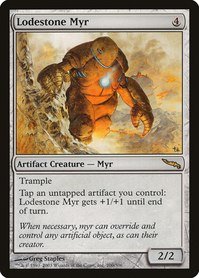 Lodestone Myr [Mirrodin] | Game Haven TX