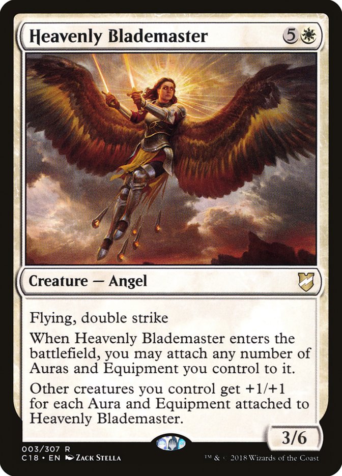 Heavenly Blademaster [Commander 2018] | Game Haven TX