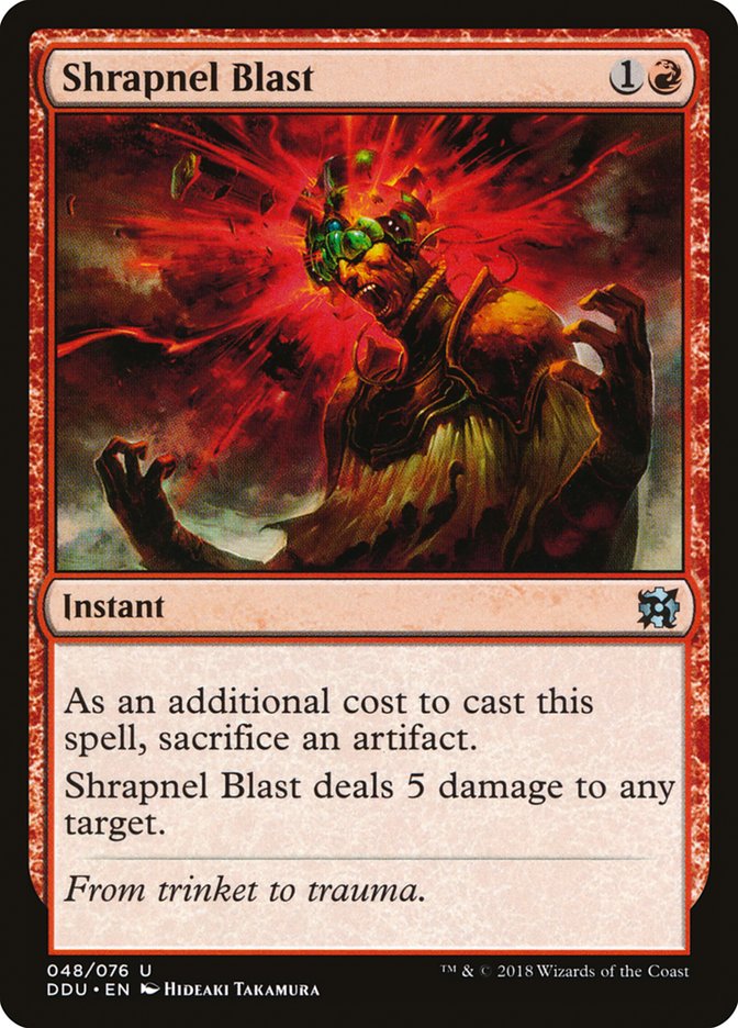 Shrapnel Blast [Duel Decks: Elves vs. Inventors] | Game Haven TX