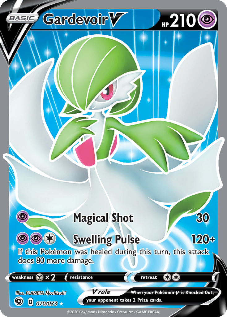 Gardevoir V (070/073) [Sword & Shield: Champion's Path] | Game Haven TX