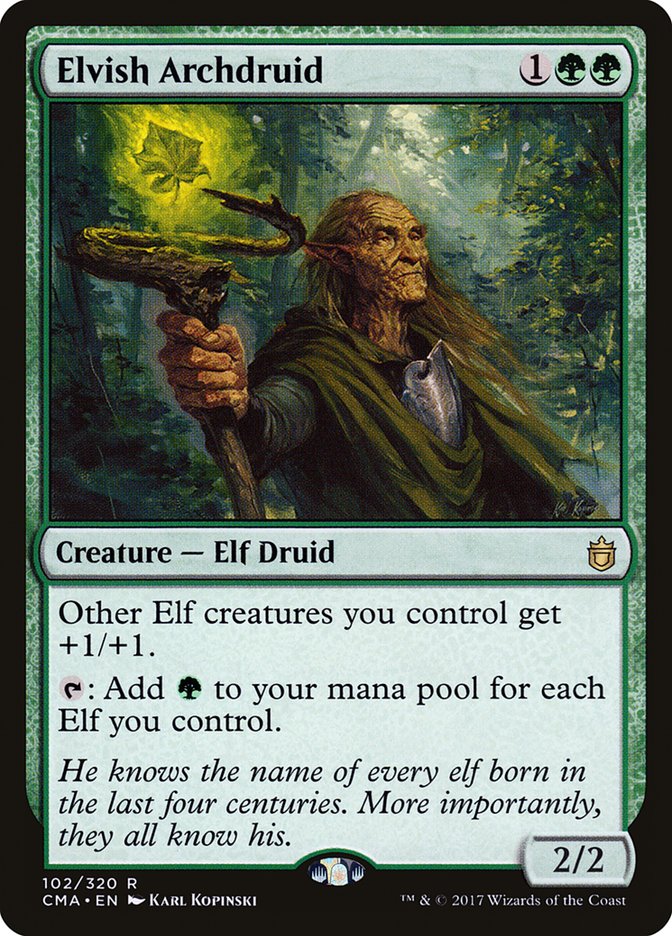 Elvish Archdruid [Commander Anthology] | Game Haven TX