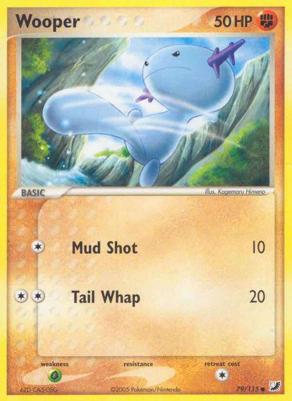 Wooper (79/115) [EX: Unseen Forces] | Game Haven TX