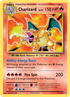 Charizard (11/108) [XY: Evolutions] | Game Haven TX