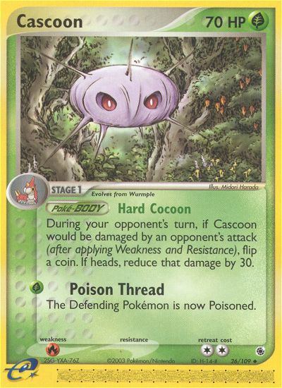 Cascoon (26/109) [EX: Ruby & Sapphire] | Game Haven TX