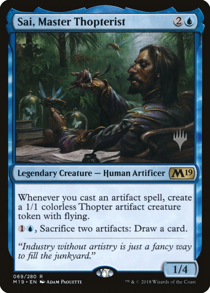 Sai, Master Thopterist [Core Set 2019 Promos] | Game Haven TX