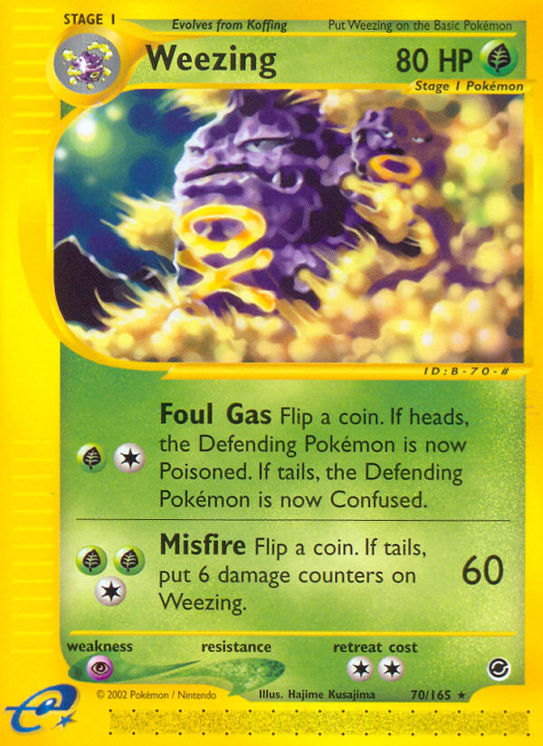 Weezing (70/165) [Expedition: Base Set] | Game Haven TX