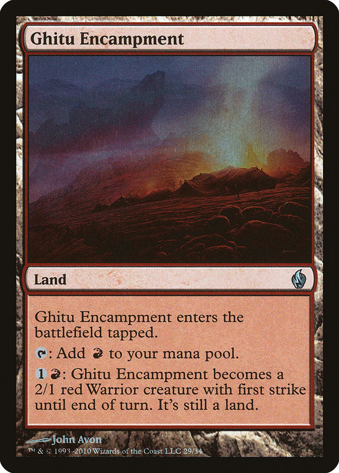Ghitu Encampment [Premium Deck Series: Fire and Lightning] | Game Haven TX