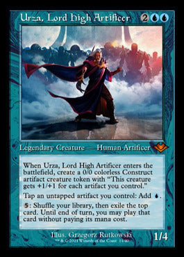Urza, Lord High Artificer (Retro Etched Foil) [Modern Horizons 2] | Game Haven TX