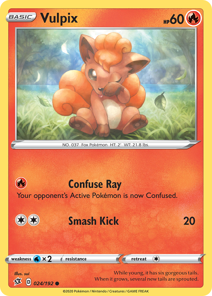 Vulpix (024/192) [Sword & Shield: Rebel Clash] | Game Haven TX