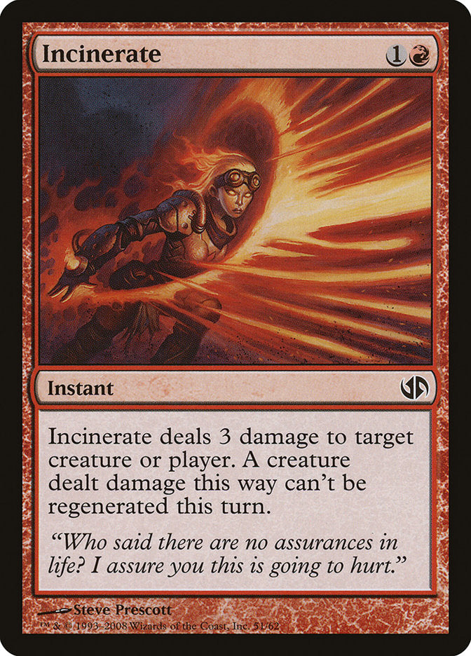 Incinerate [Duel Decks: Jace vs. Chandra] | Game Haven TX