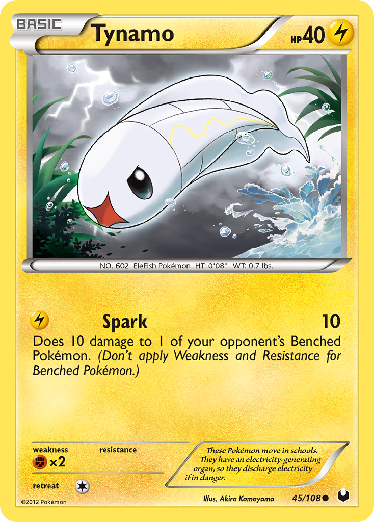 Tynamo (45/108) [Black & White: Dark Explorers] | Game Haven TX