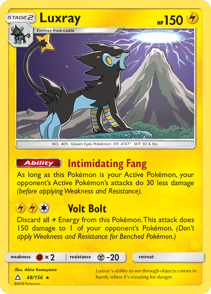 Luxray (48/156) [Sun & Moon: Ultra Prism] | Game Haven TX