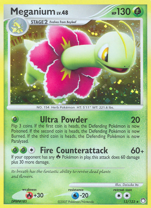 Meganium (13/123) [Diamond & Pearl: Mysterious Treasures] | Game Haven TX
