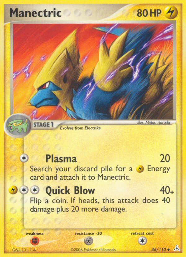 Manectric (46/110) [EX: Holon Phantoms] | Game Haven TX
