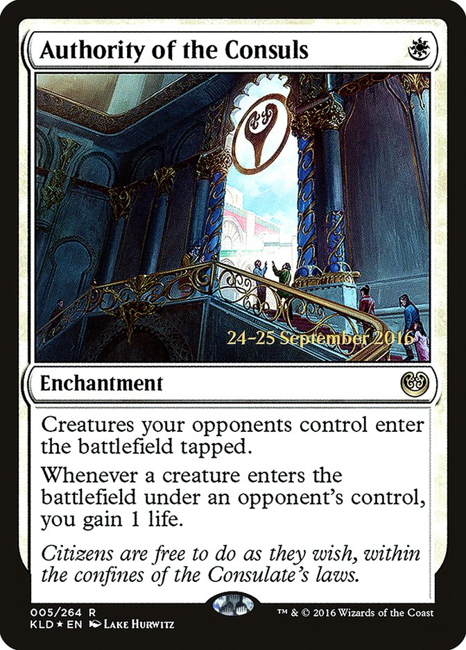 Authority of the Consuls  [Kaladesh Prerelease Promos] | Game Haven TX