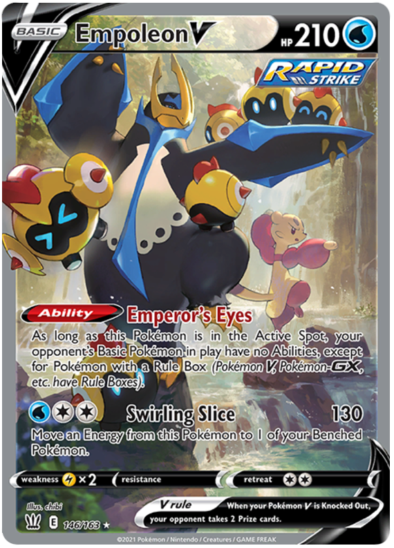 Empoleon V (146/163) [Sword & Shield: Battle Styles] | Game Haven TX