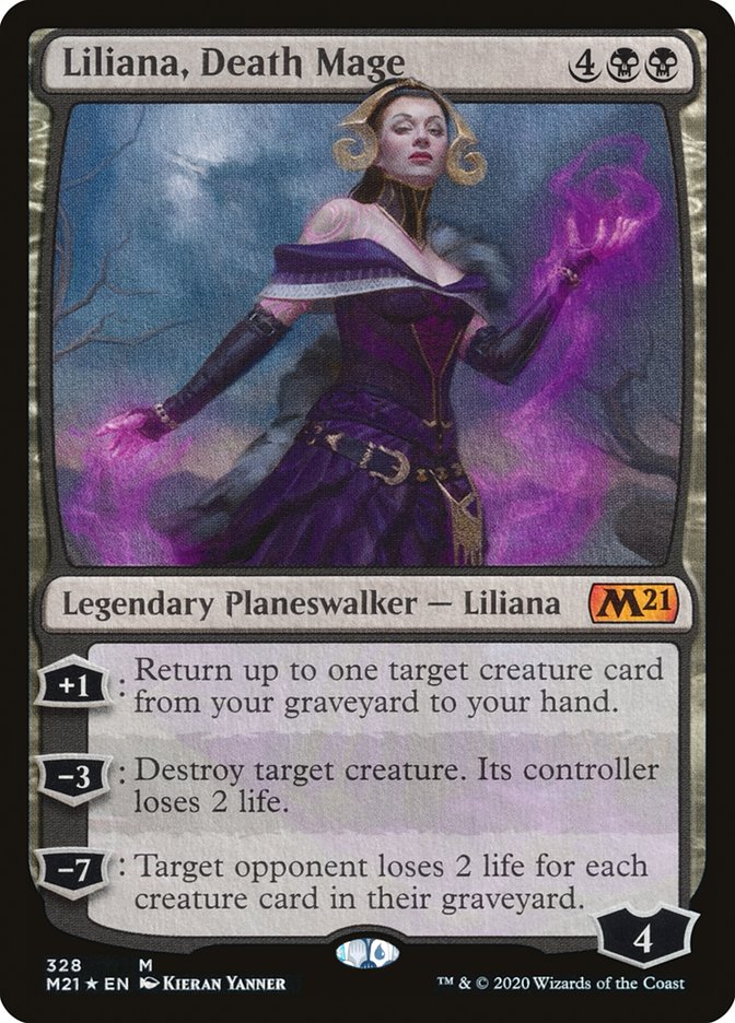 Liliana, Death Mage [Core Set 2021] | Game Haven TX