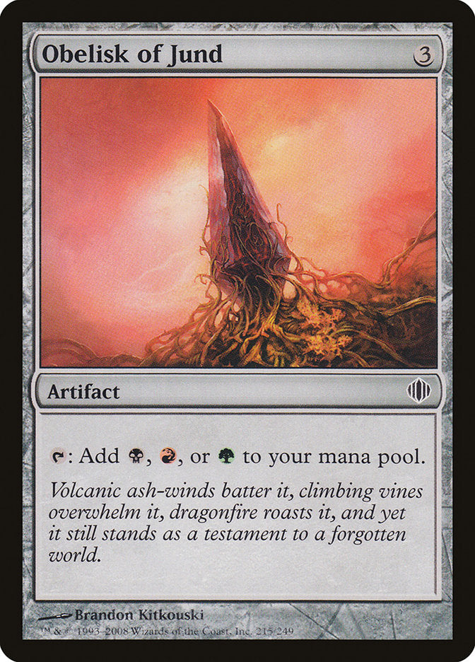Obelisk of Jund [Shards of Alara] | Game Haven TX