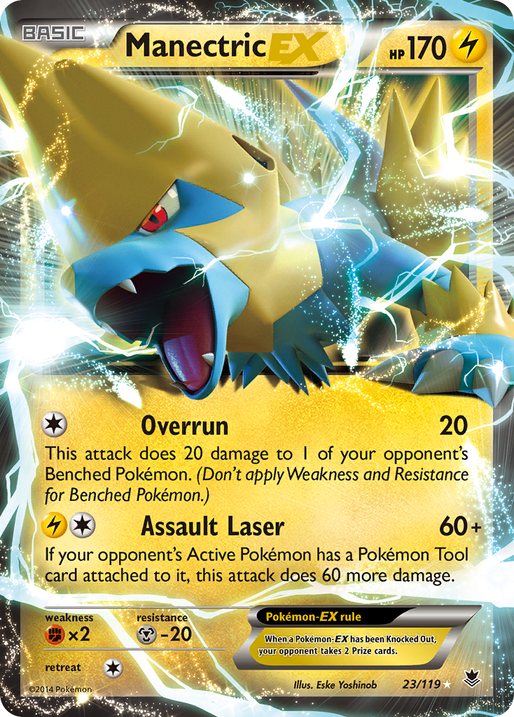 Manectric EX (23/119) [XY: Phantom Forces] | Game Haven TX
