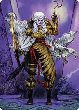 The Wandering Emperor 1 Art Card [Kamigawa: Neon Dynasty Art Series] | Game Haven TX