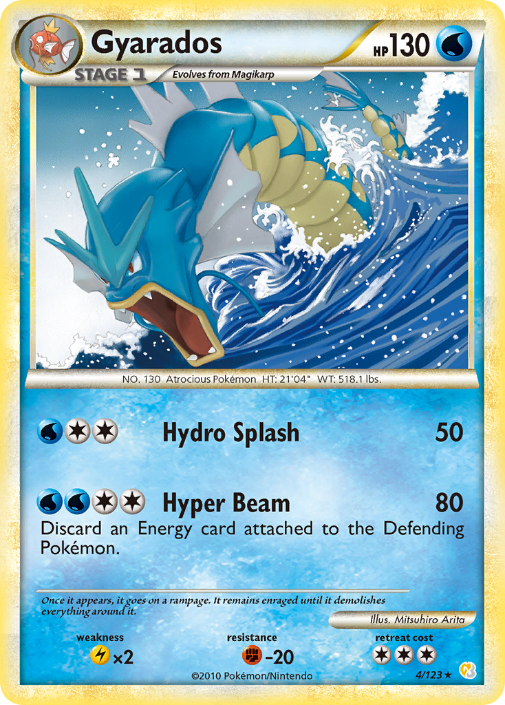 Gyarados (4/123) [HeartGold & SoulSilver: Base Set] | Game Haven TX