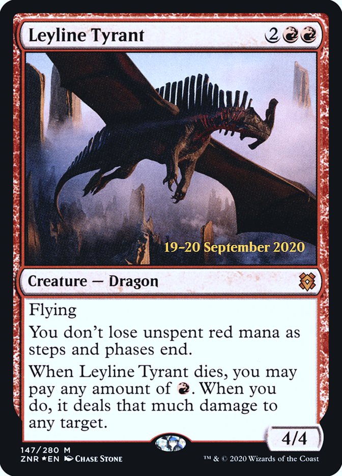Leyline Tyrant [Zendikar Rising Promos] | Game Haven TX