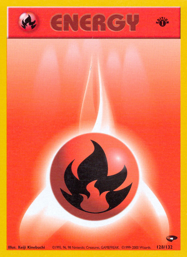 Fire Energy (128/132) [Gym Challenge 1st Edition] | Game Haven TX