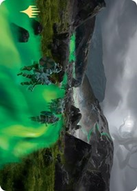 Path to the World Tree Art Card (Gold-Stamped Signature) [Kaldheim: Art Series] | Game Haven TX