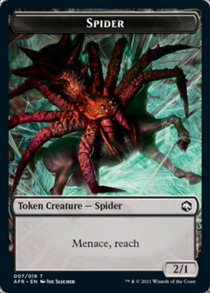 Spider // Vecna Double-sided Token [Dungeons & Dragons: Adventures in the Forgotten Realms Tokens] | Game Haven TX