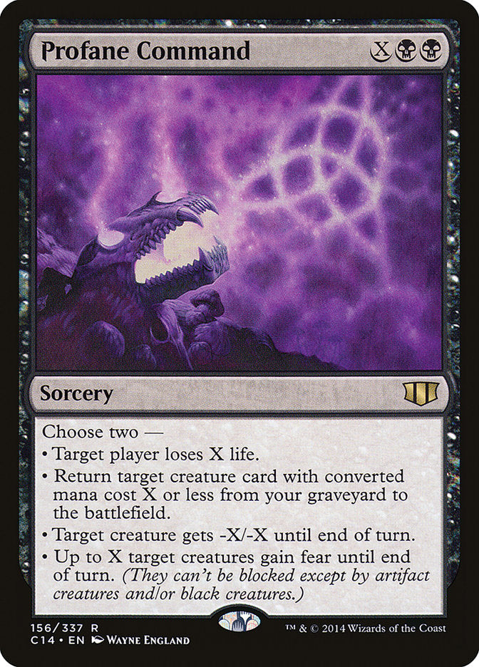 Profane Command [Commander 2014] | Game Haven TX