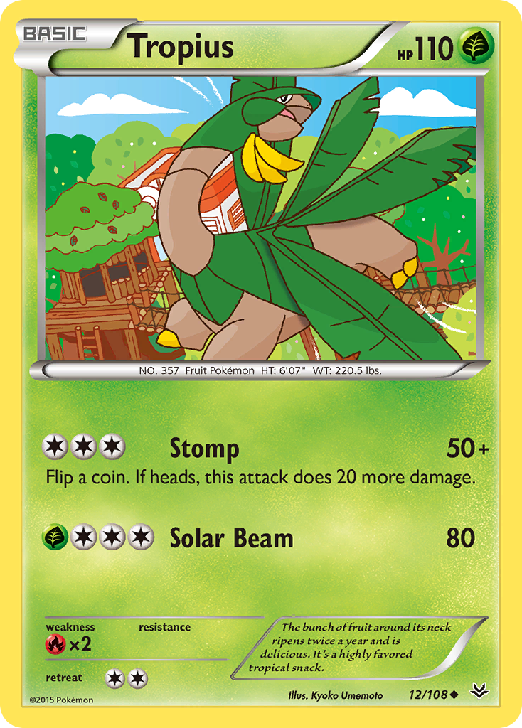 Tropius (12/108) [XY: Roaring Skies] | Game Haven TX