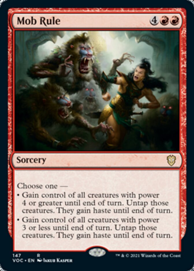 Mob Rule [Innistrad: Crimson Vow Commander] | Game Haven TX