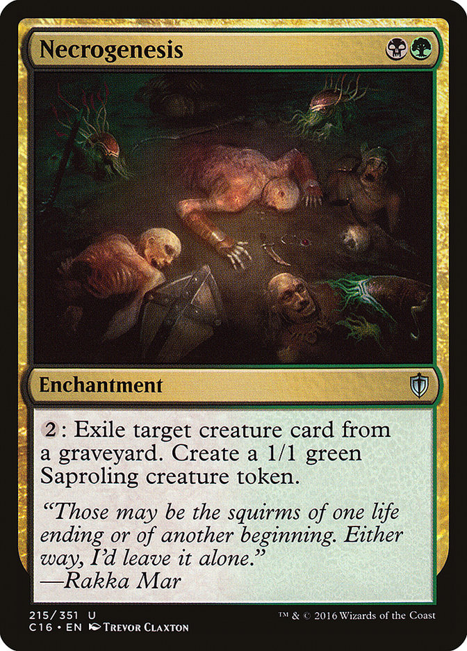 Necrogenesis [Commander 2016] | Game Haven TX