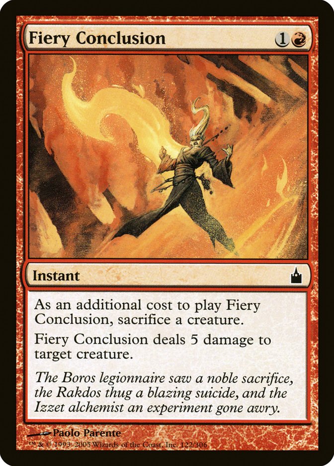 Fiery Conclusion [Ravnica: City of Guilds] | Game Haven TX