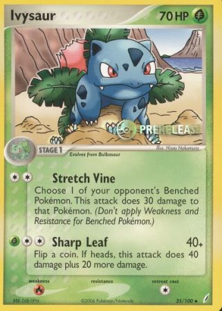 Ivysaur (35/100) (Prerelease Promo) [Nintendo: Black Star Promos] | Game Haven TX