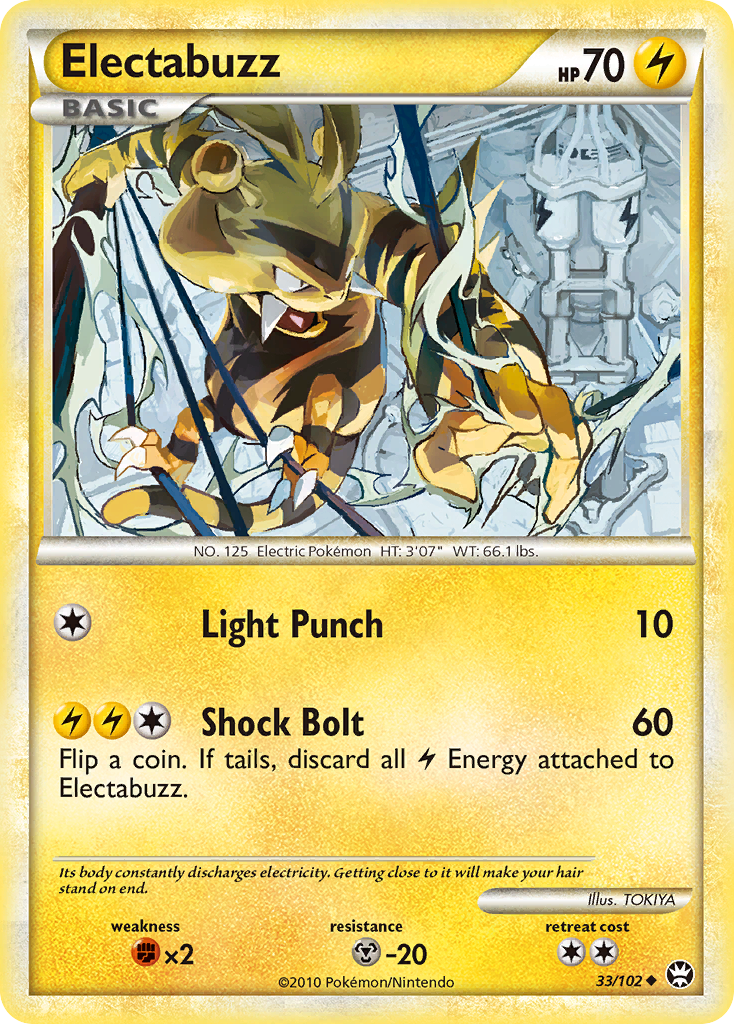 Electabuzz (33/102) [HeartGold & SoulSilver: Triumphant] | Game Haven TX
