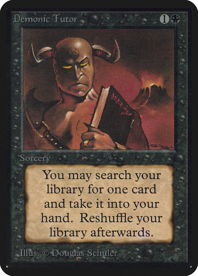 Demonic Tutor [Limited Edition Alpha] | Game Haven TX