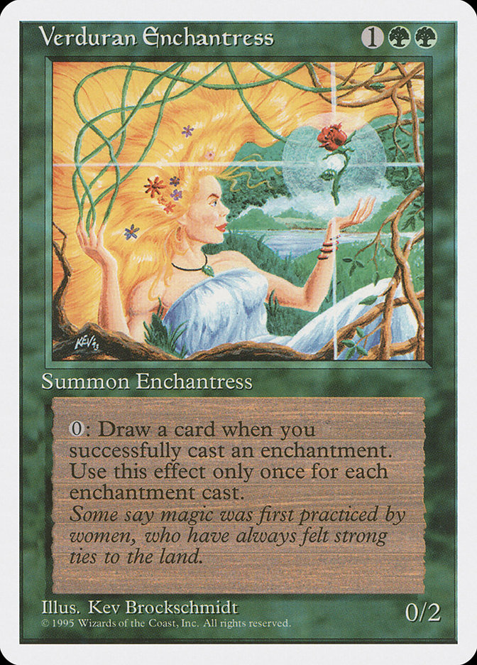 Verduran Enchantress [Fourth Edition] | Game Haven TX