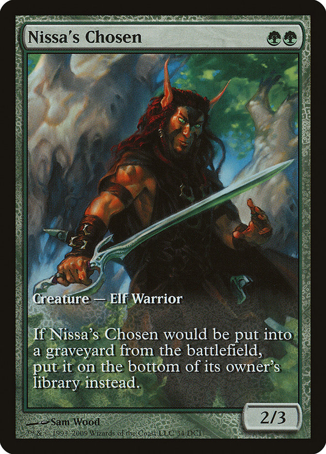 Nissa's Chosen [Zendikar Promos] | Game Haven TX
