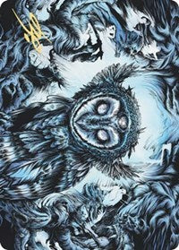 Vega, the Watcher Art Card (Gold-Stamped Signature) [Kaldheim: Art Series] | Game Haven TX