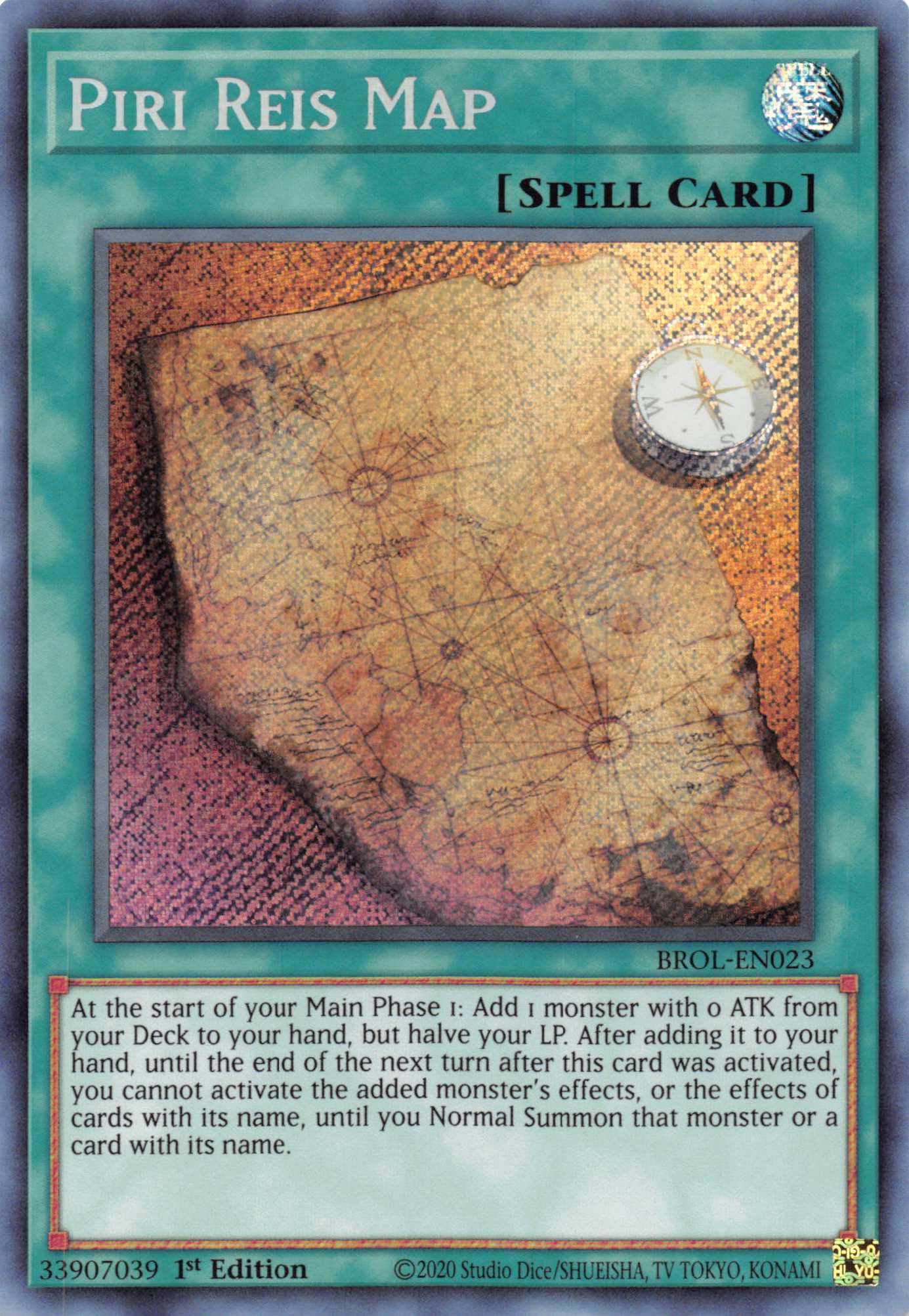 Piri Reis Map [BROL-EN023] Secret Rare | Game Haven TX