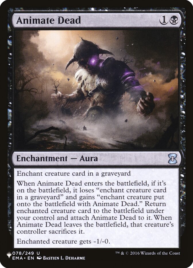 Animate Dead [The List] | Game Haven TX