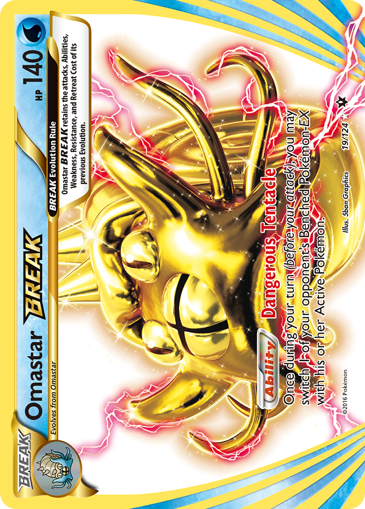 Omastar BREAK (19/124) [XY: Fates Collide] | Game Haven TX